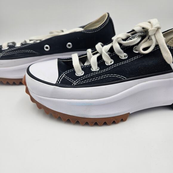 Converse Run Star Hike Low Platform Sneakers Black 168816C Women’s 7.5 - Picture 5 of 9